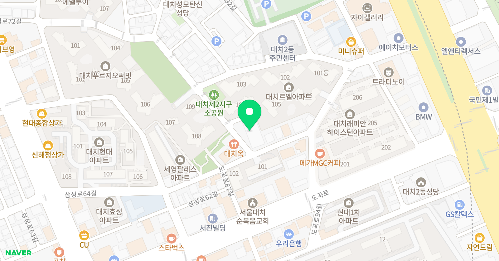 SNT 1관 외고관 위치