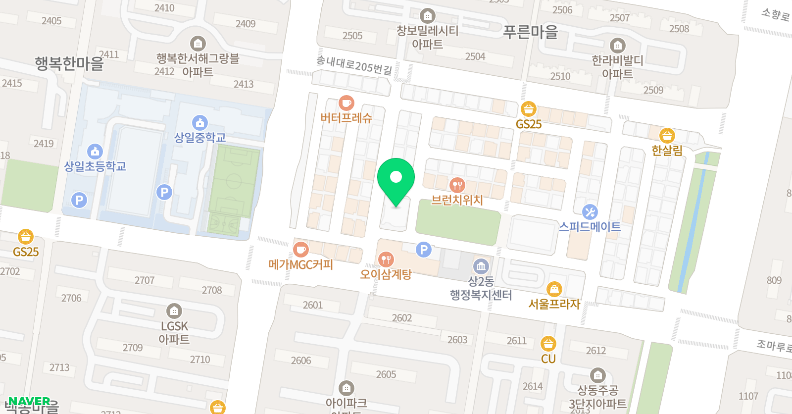 생각을그리다 미술학원 위치