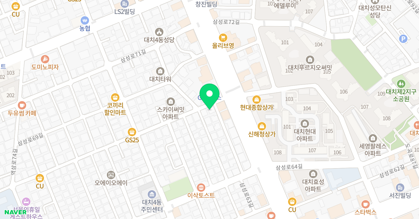 박서형 과학 교습소 위치