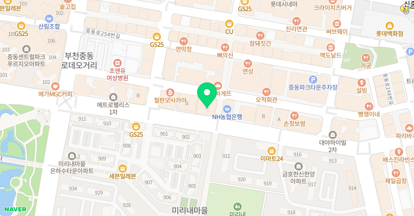 사이먼 영어학원 위치
