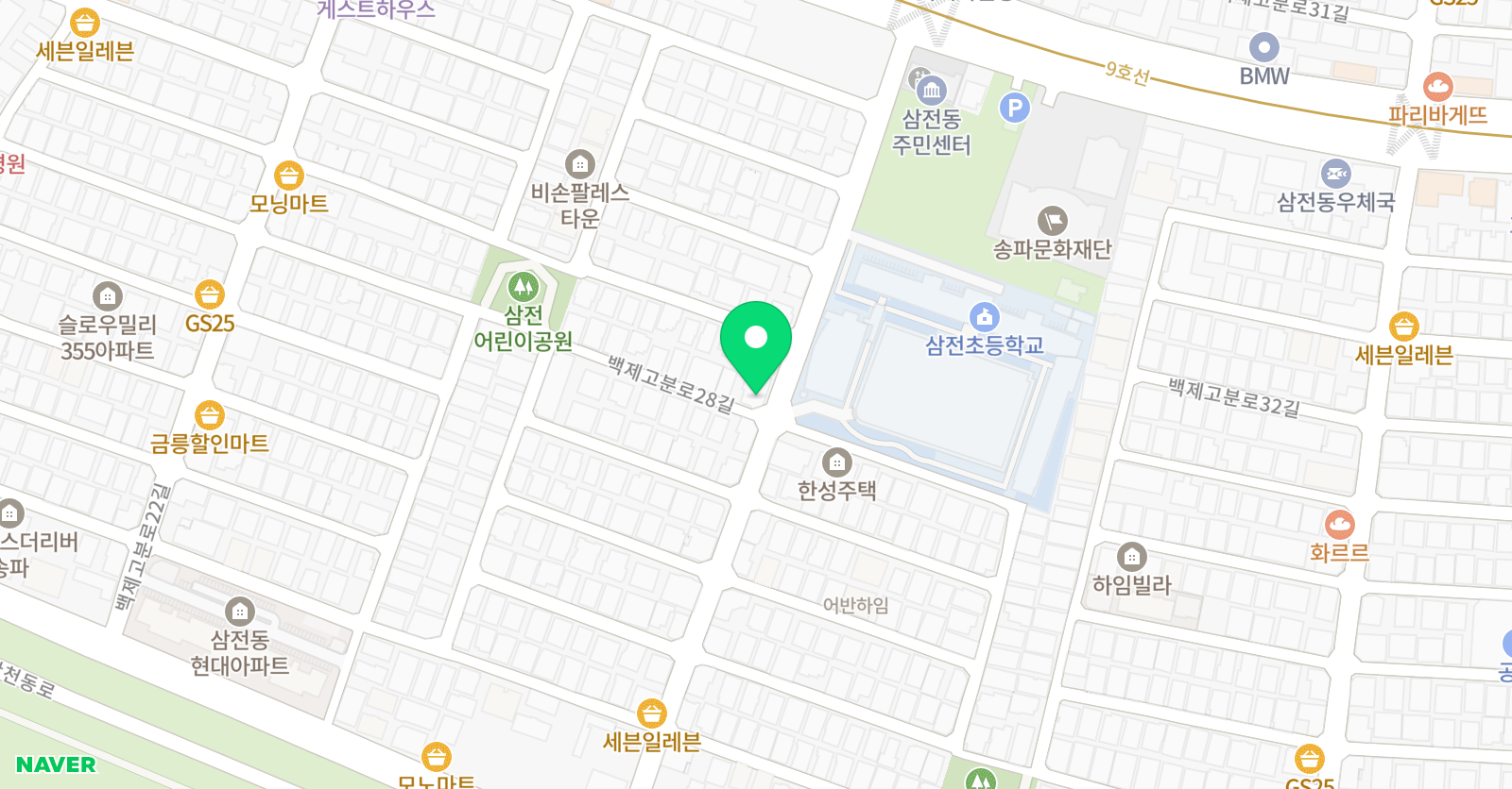 삼성영어 미래엔수학 삼전학원 위치