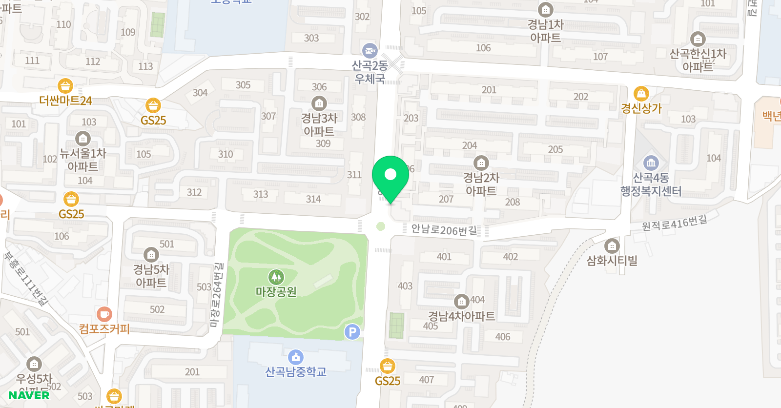 딩동 아트미술교습소 위치