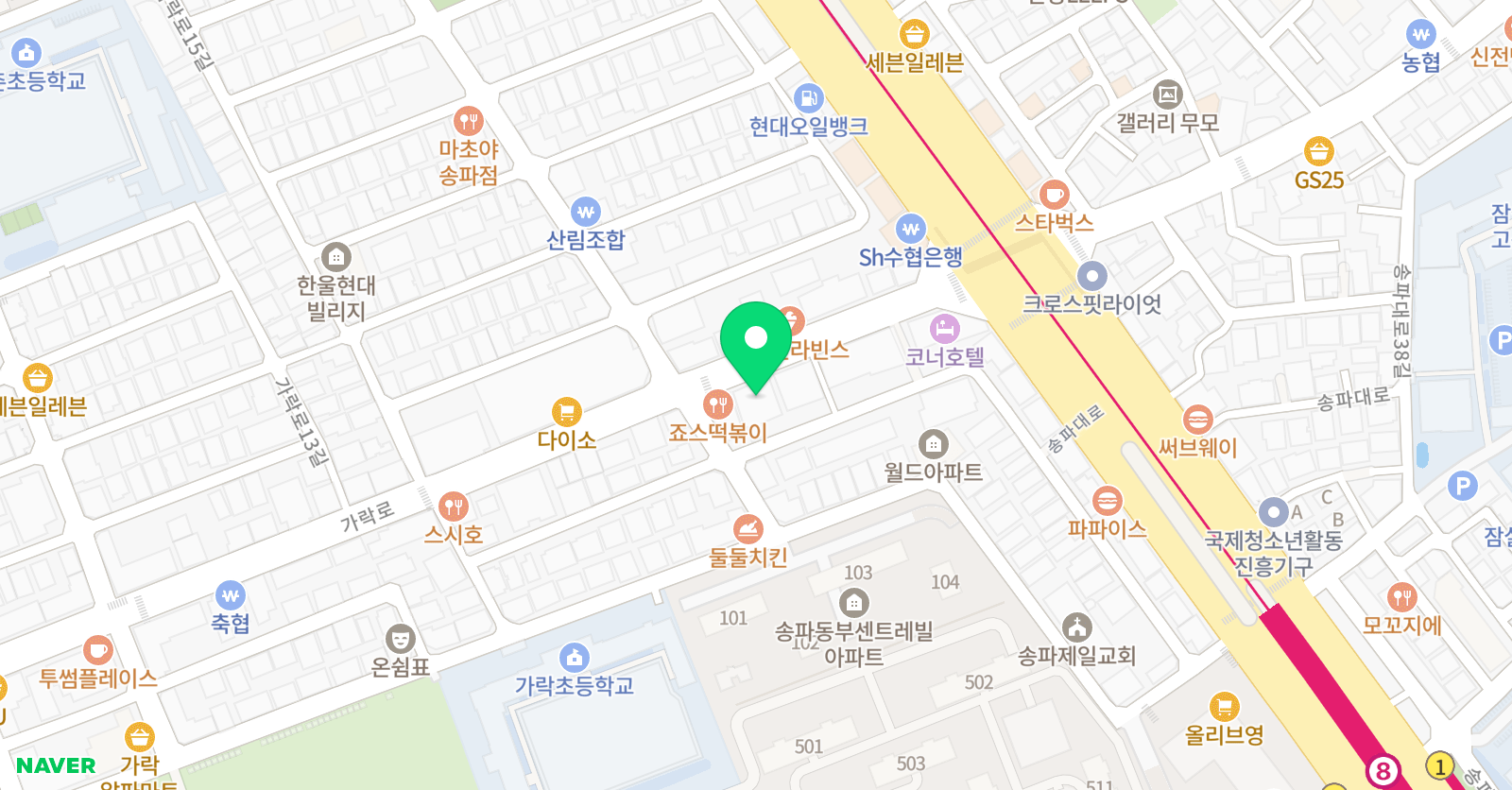 Pk대치스파르타 위치
