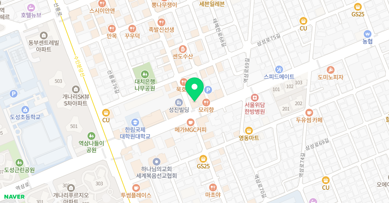 메이트 미술학원 위치