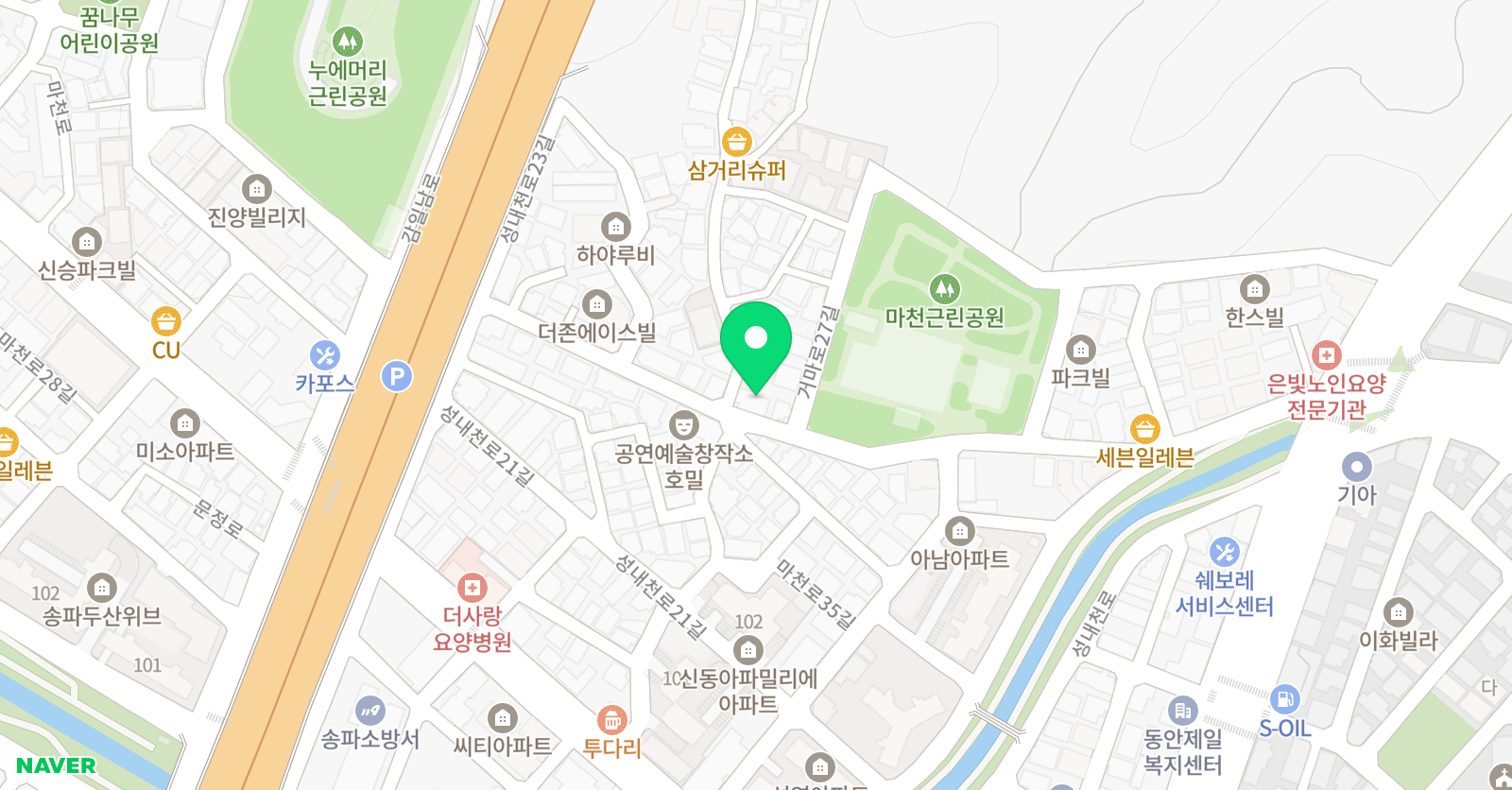 국가대표홍익 태권도 위치