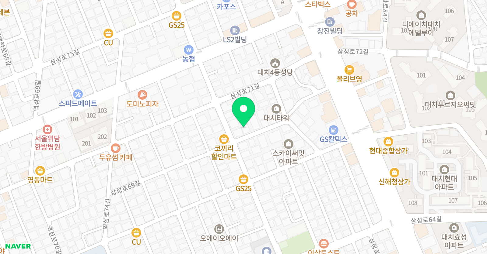 너의일등급수학 위치