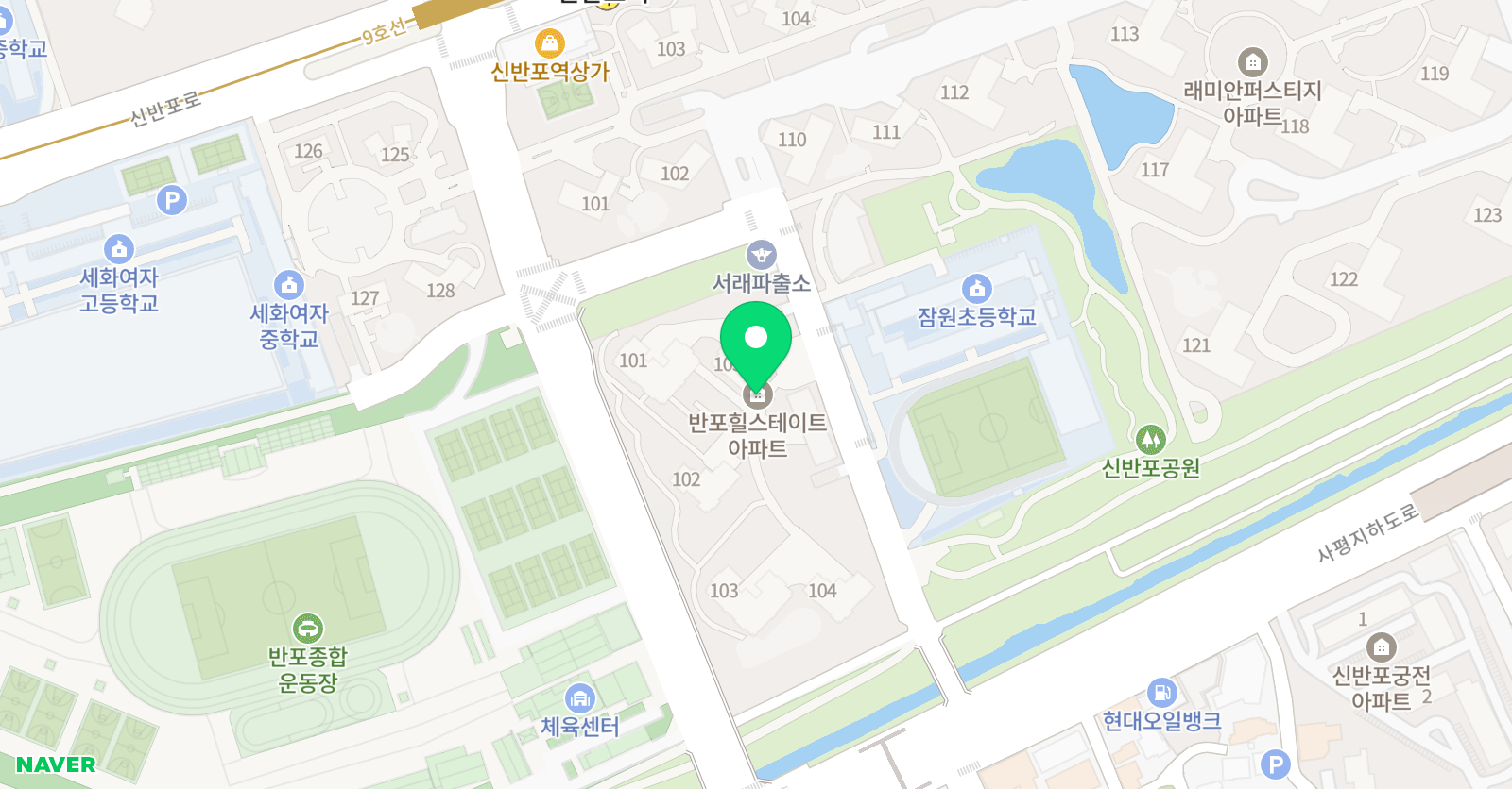 내수학학원 위치