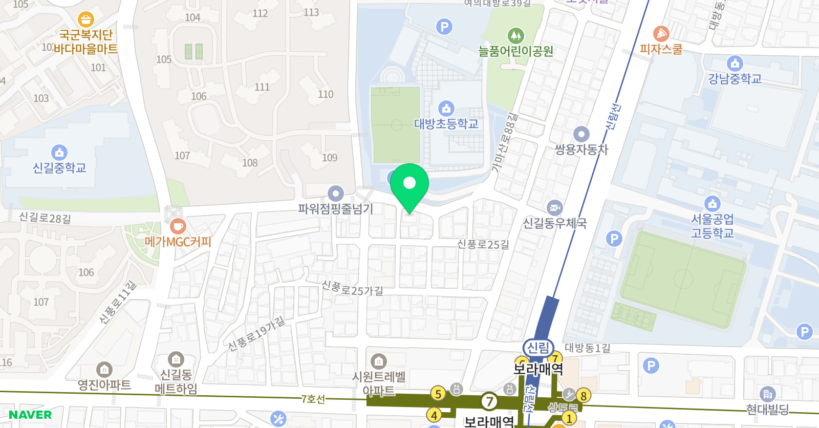 창의놀이터 수학교습소 위치