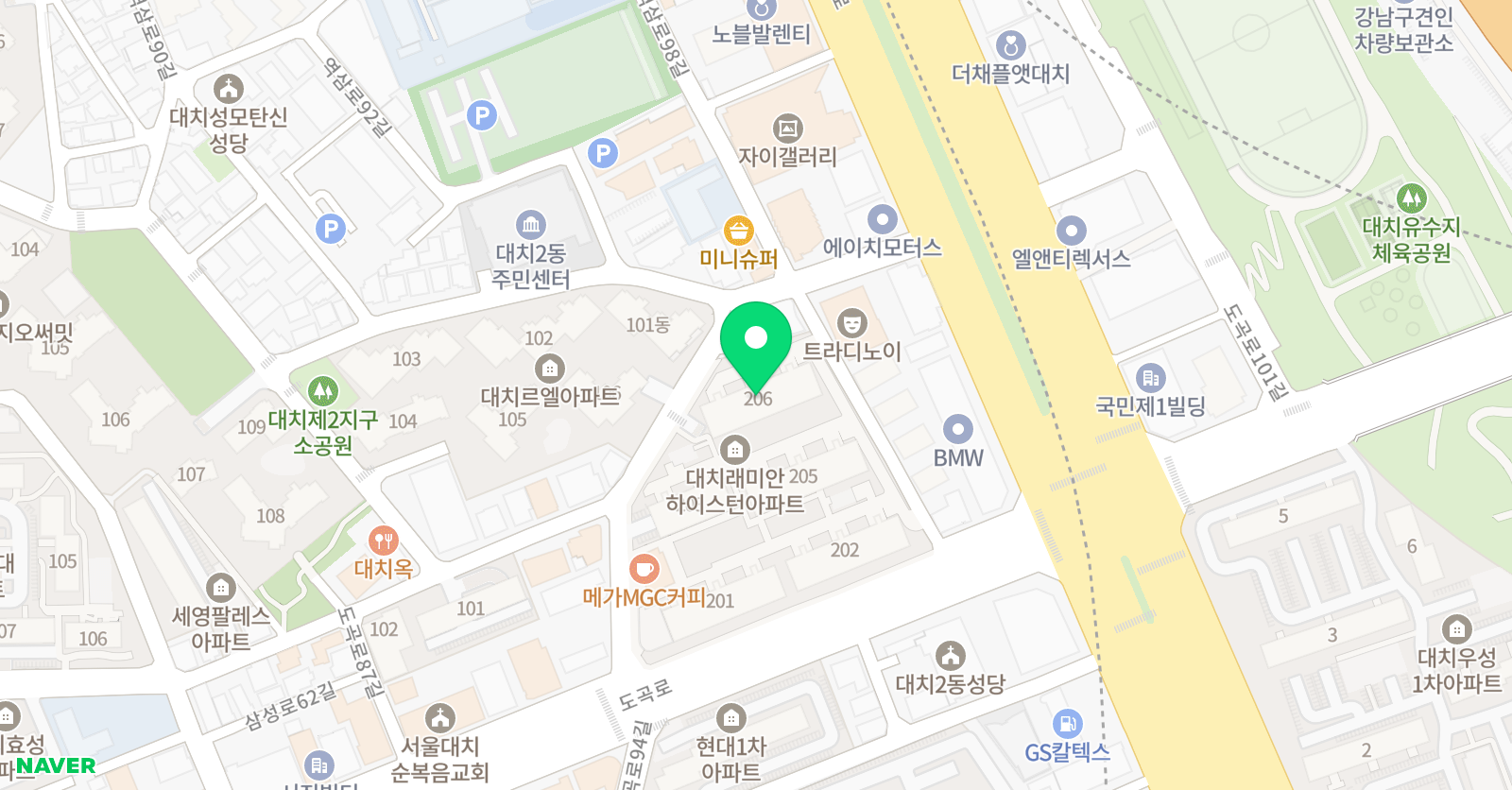 감성예찬 미술교습소 위치
