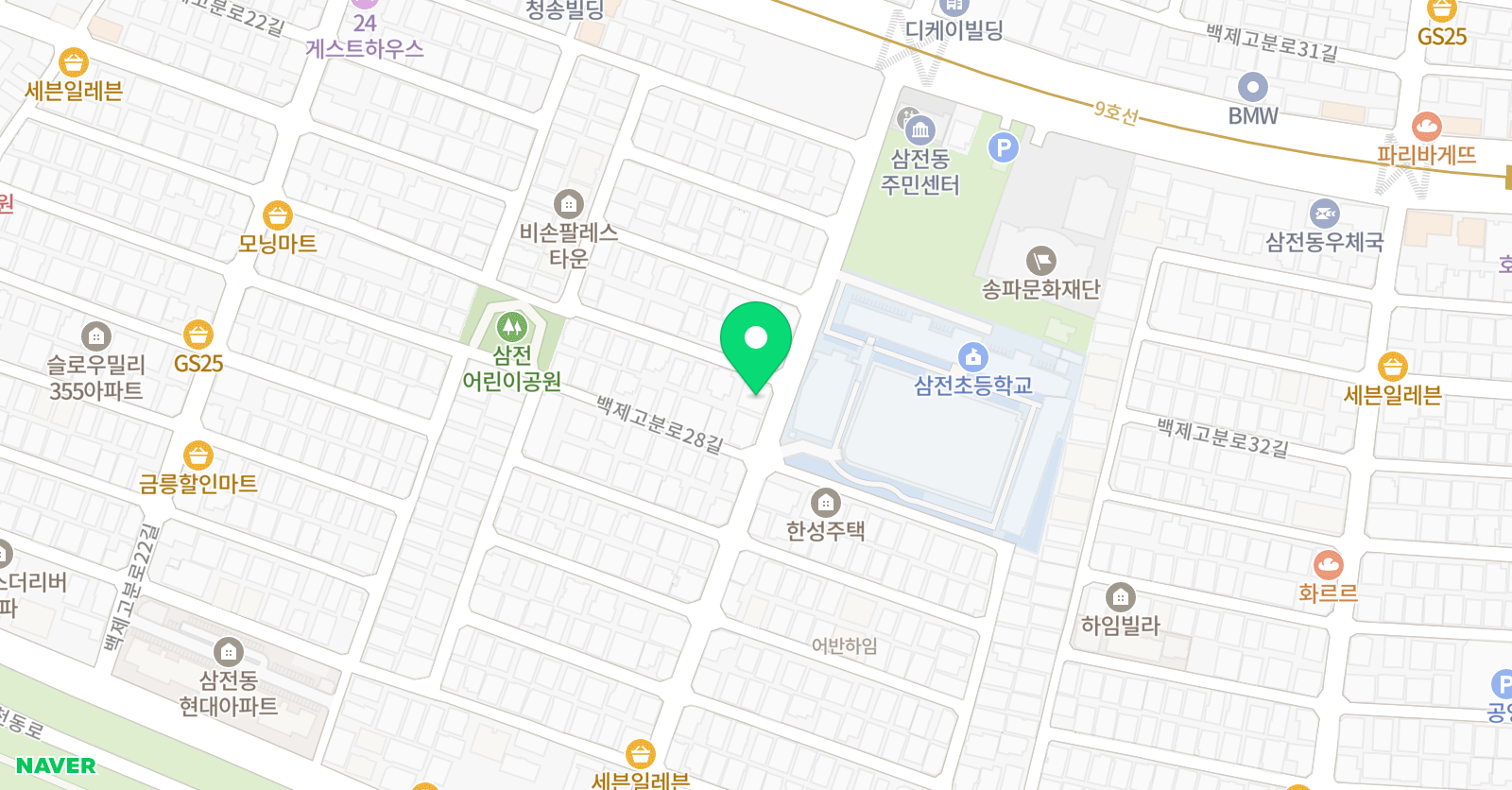 나무 미술교습소 위치
