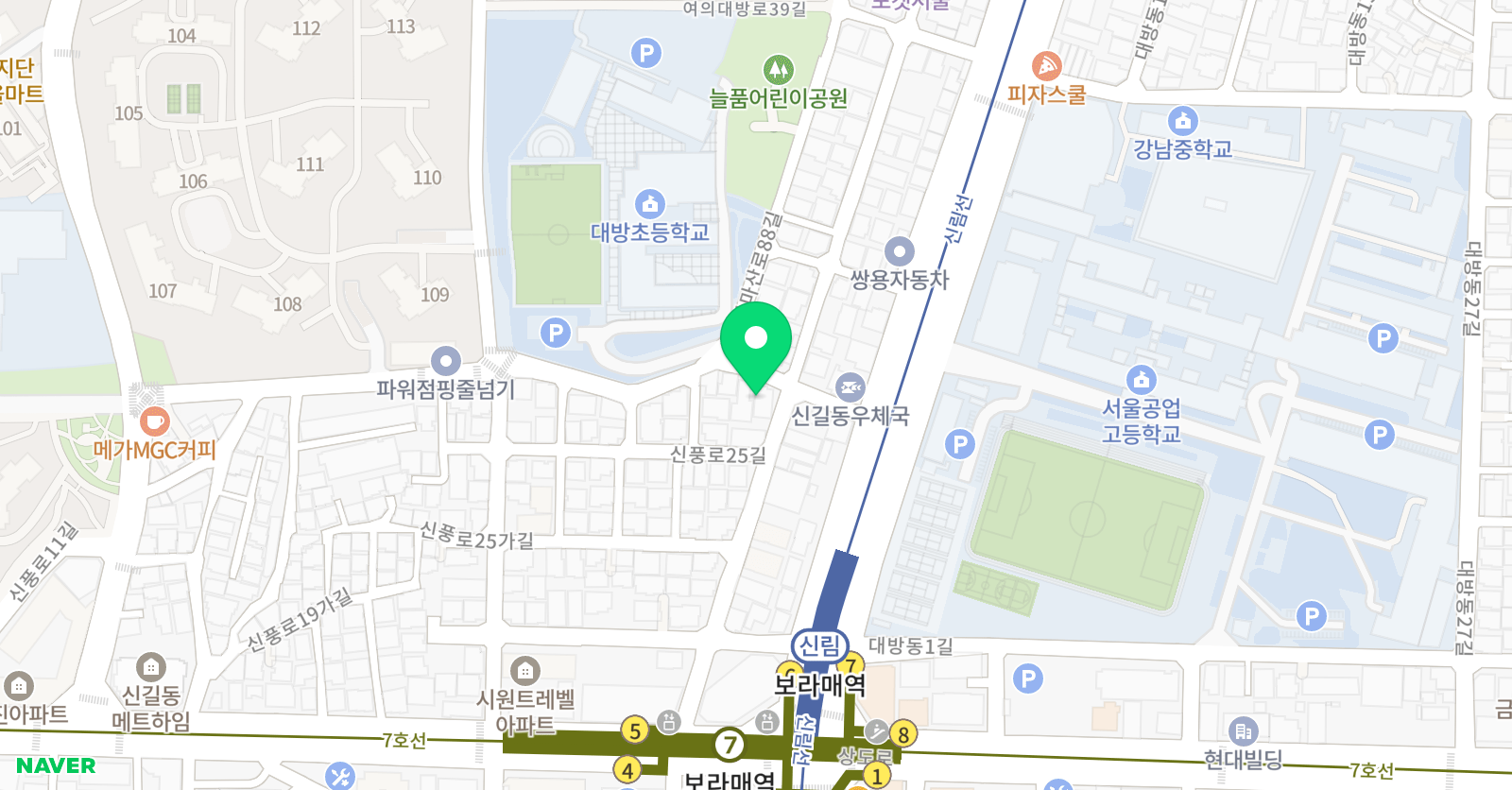 뉴비전 학원 위치