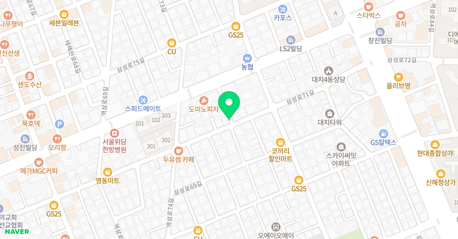 스텔라 극상위영어학원 위치