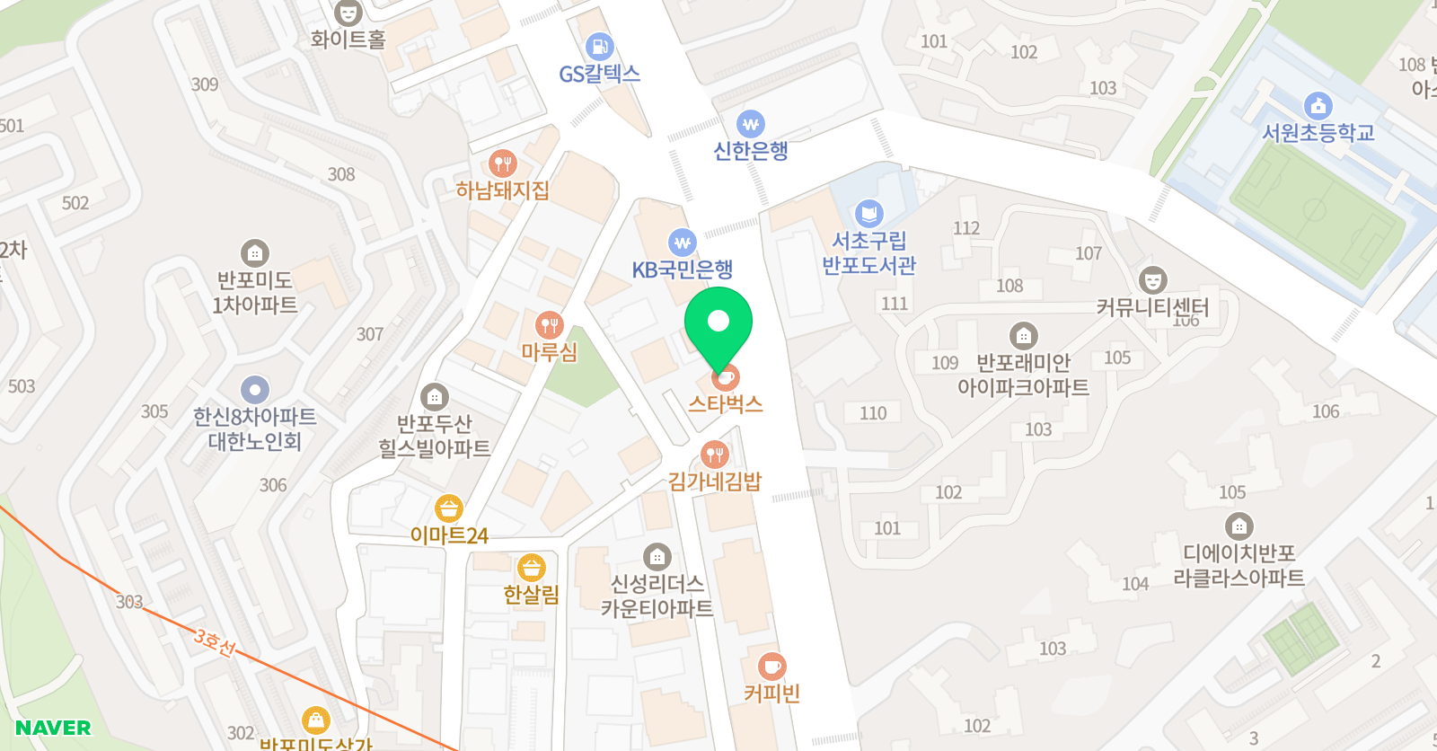 서초 SCE 어학원 위치