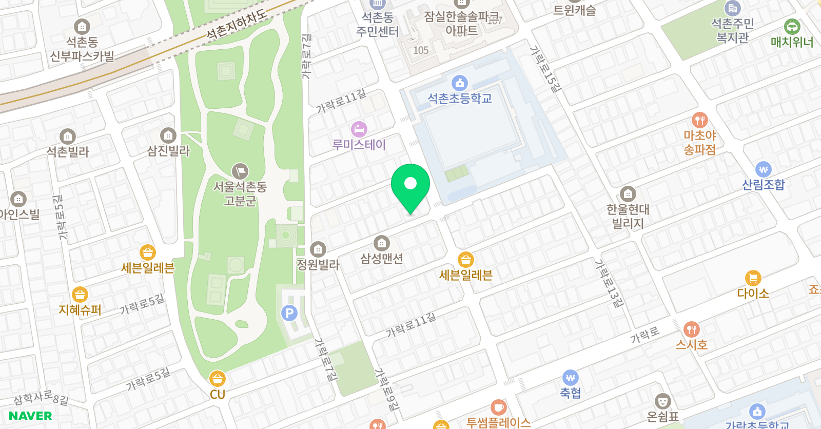 뮤엠 영어 석촌점 위치