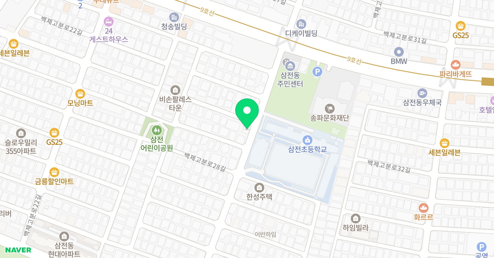 커뮤니아트 미술교습소 위치