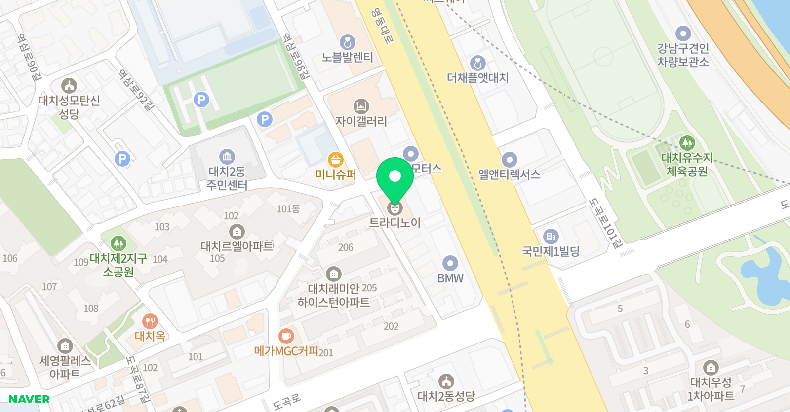 필즈더클래식 대치센터1관 위치