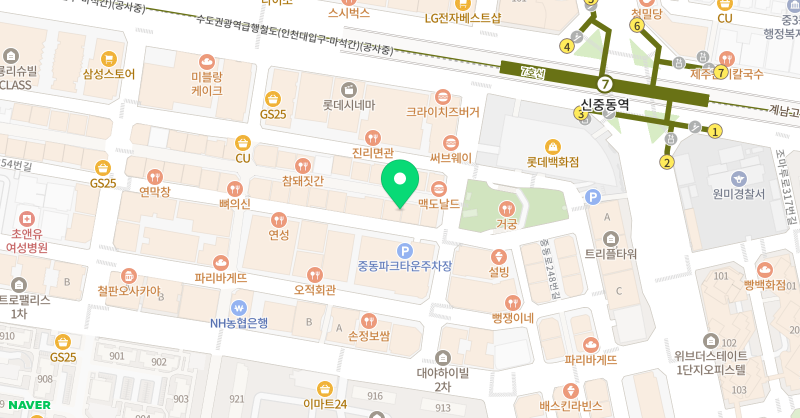 FLOOR X 아크로바틱학원 위치