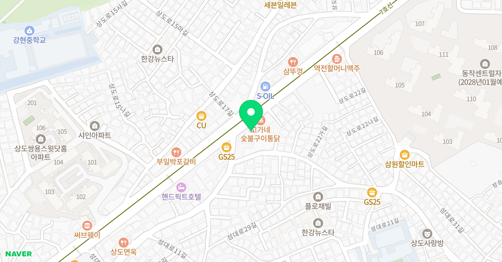 KLC 학원 위치