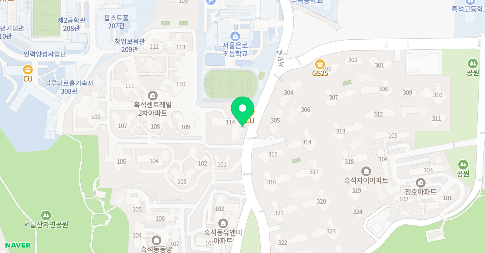 아이사랑 태권도 위치