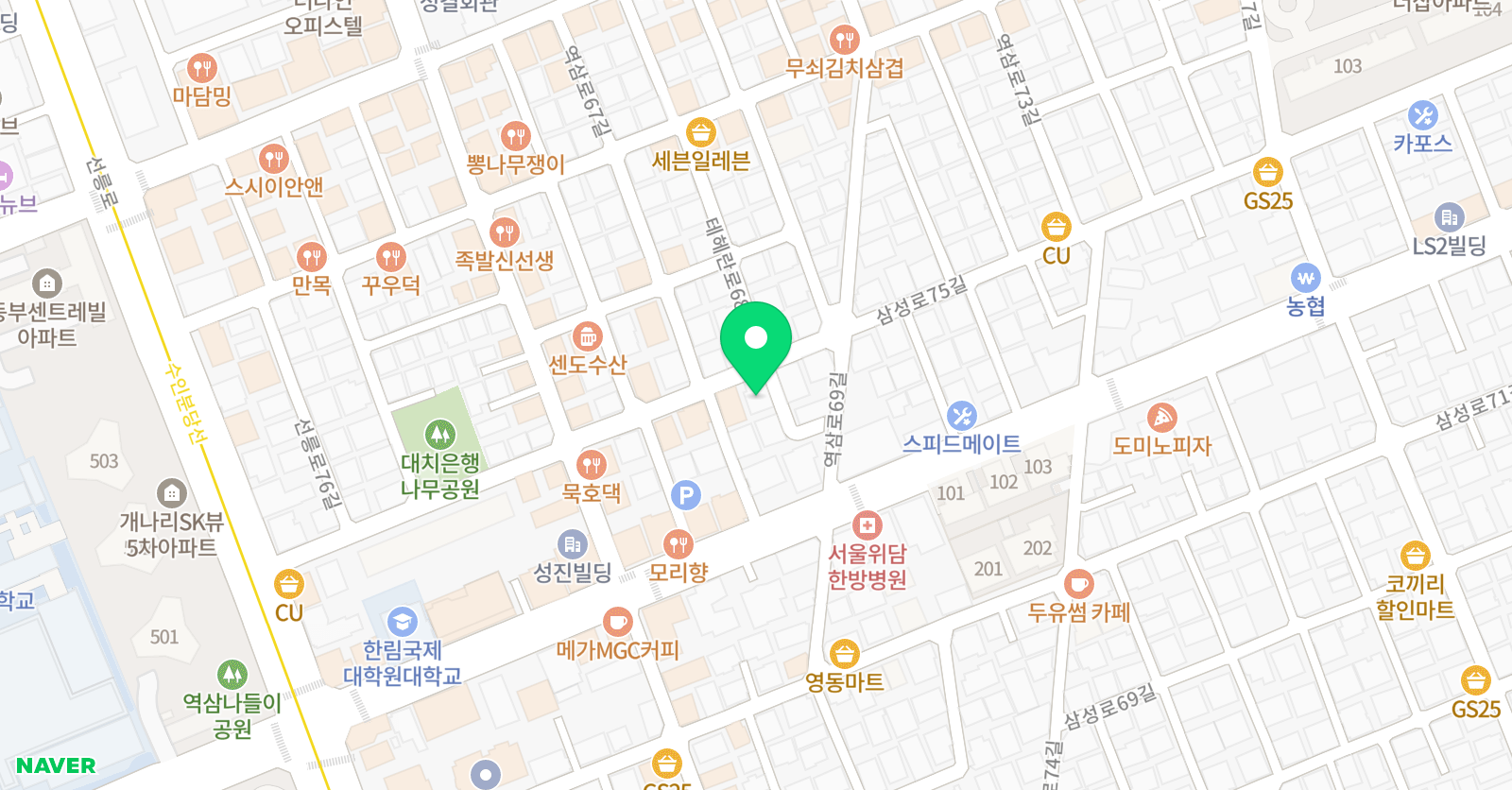 인상주의 미술학원 위치