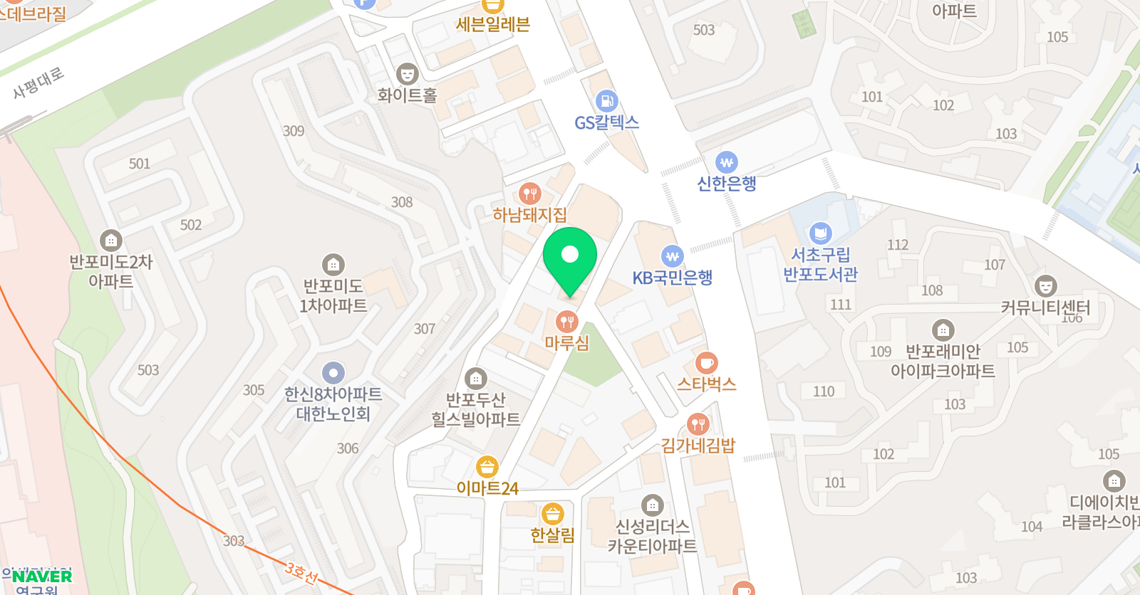 라이프 어학원 위치