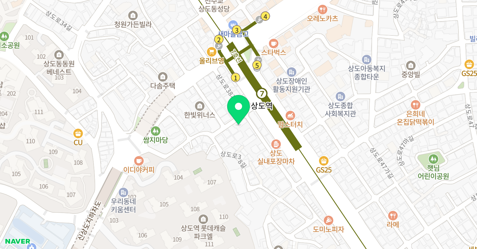 멘토링 수학학원 위치