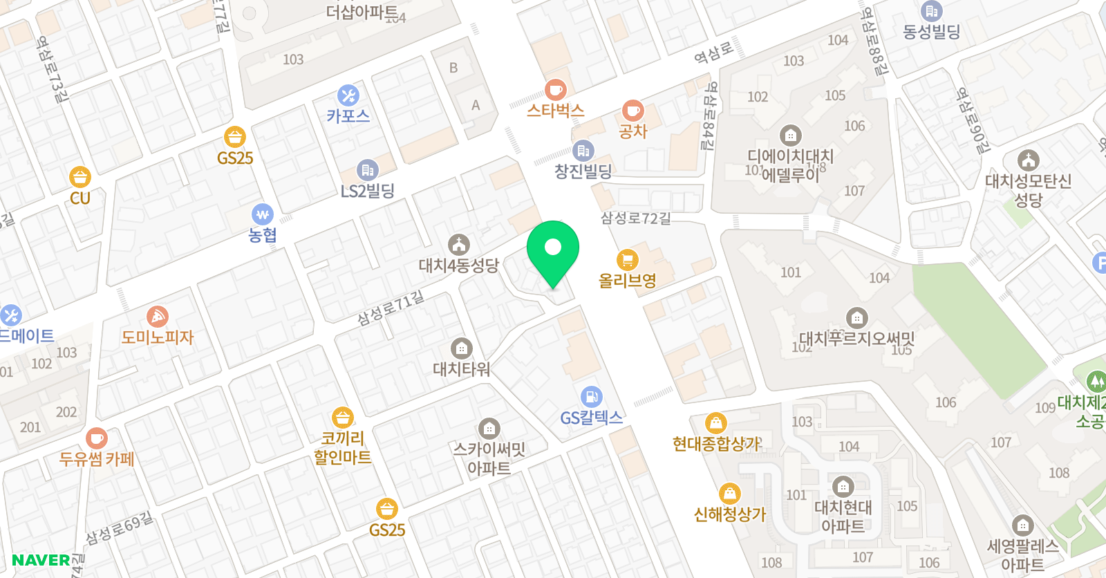 다원교육 경시관 위치