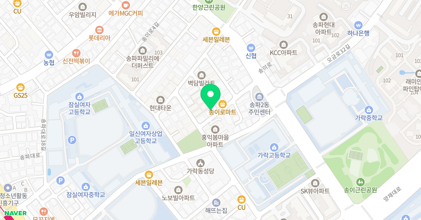 유 수학 위치
