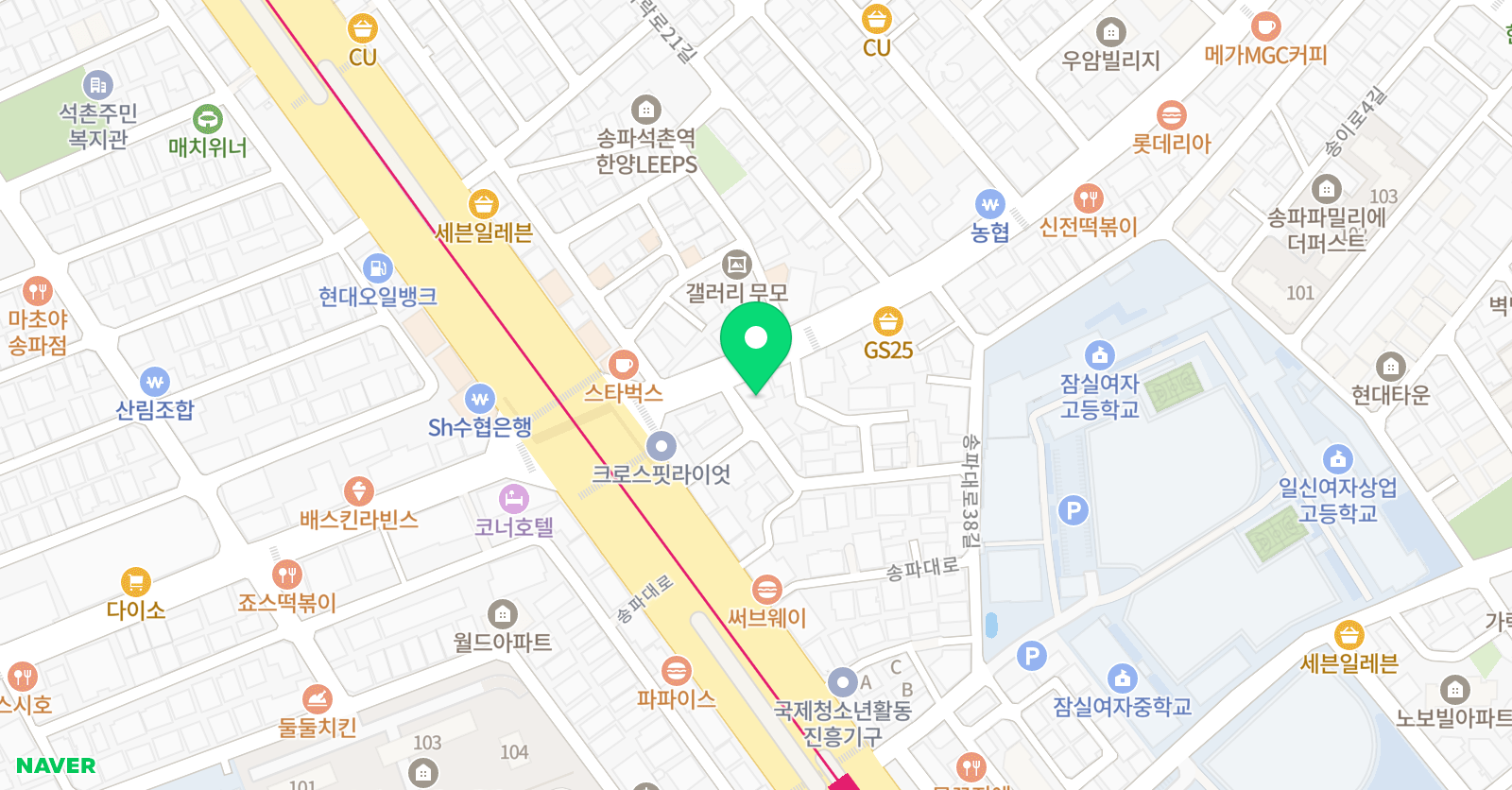 올스포츠 위치