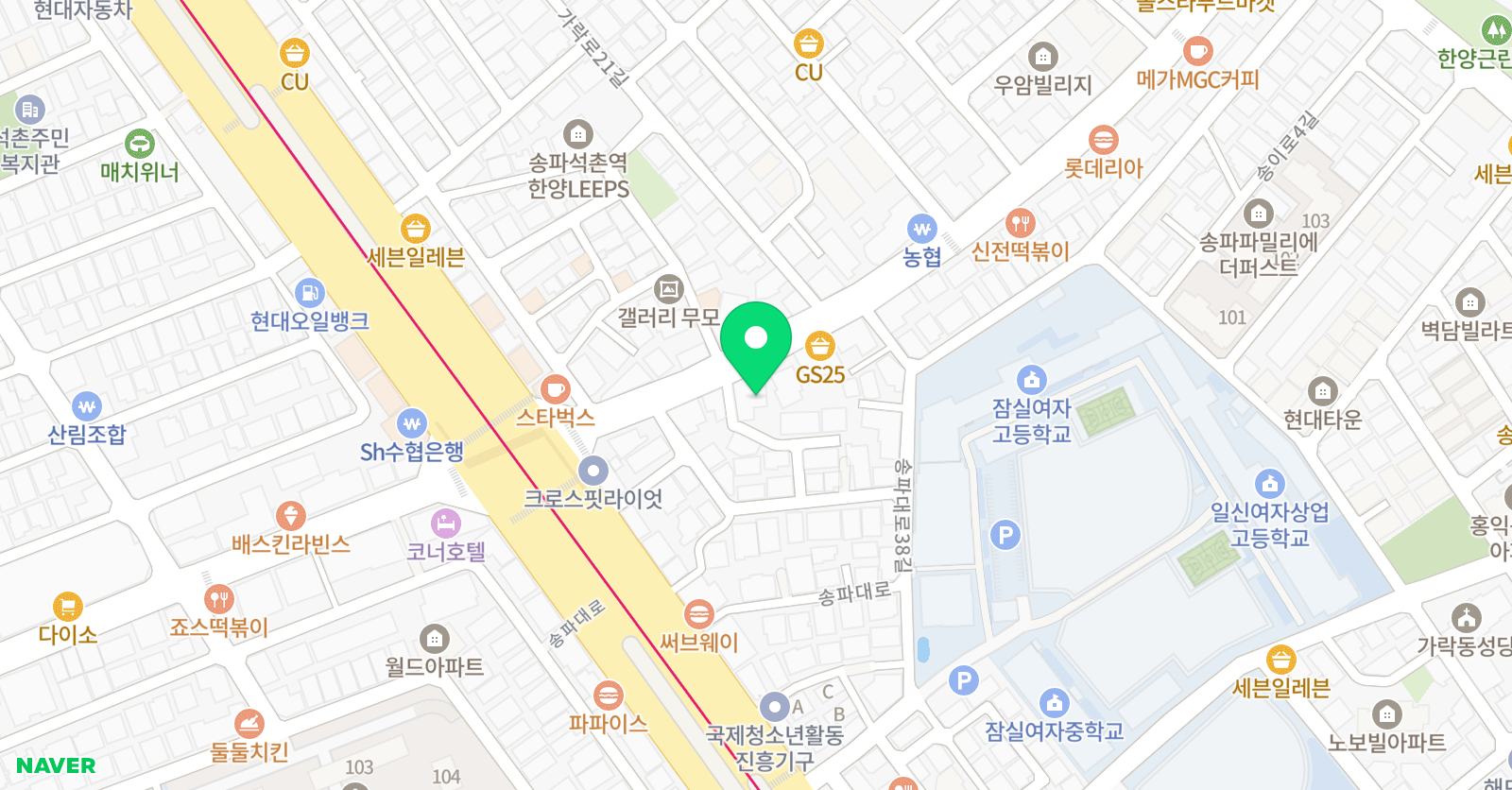 빅맨 수학 송파점 위치