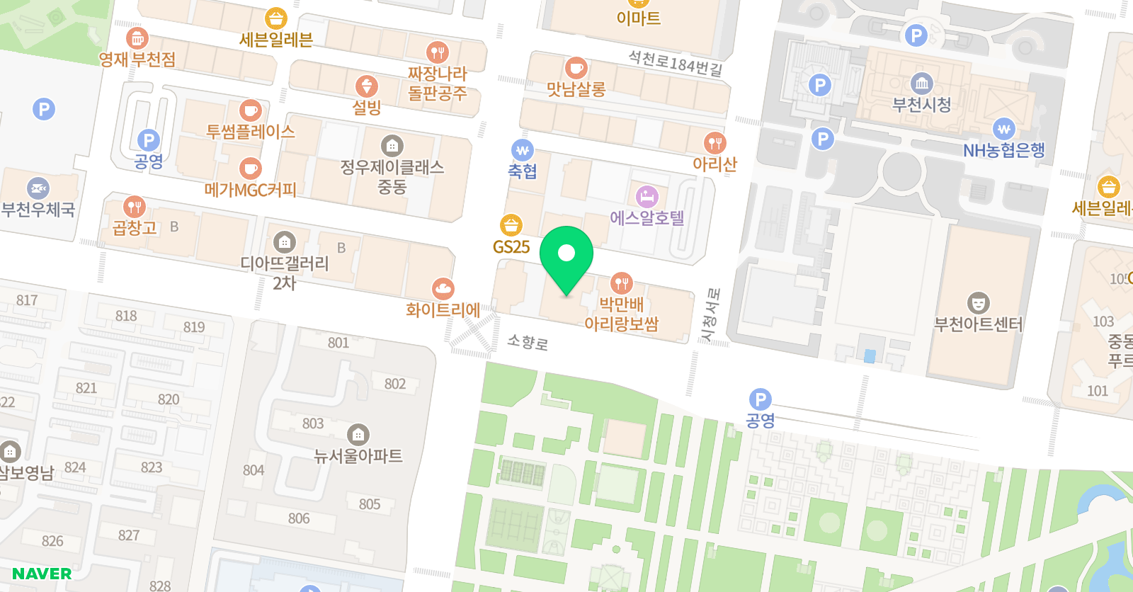 엘피스 영어학원 위치