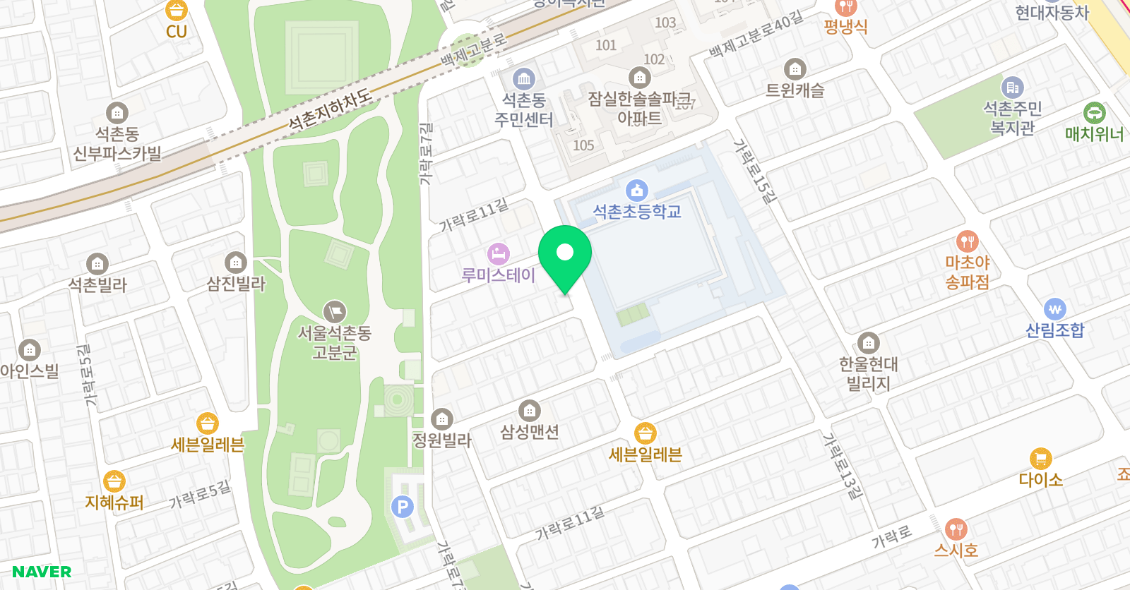 미미에뜨왈 미술 위치