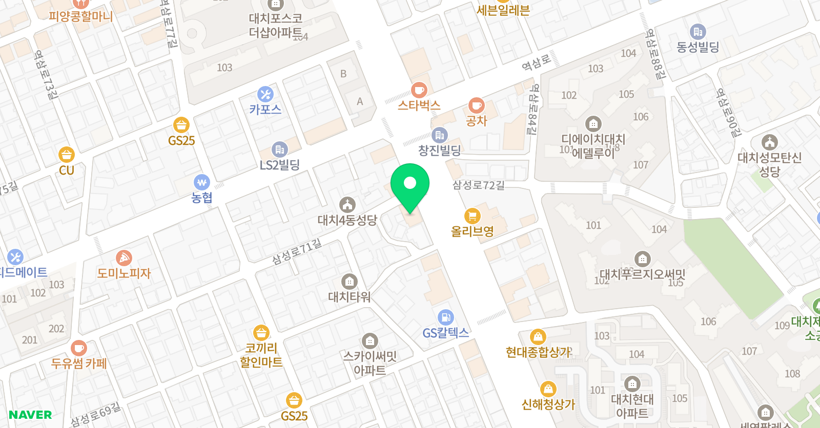 CMS 대치영재관 위치