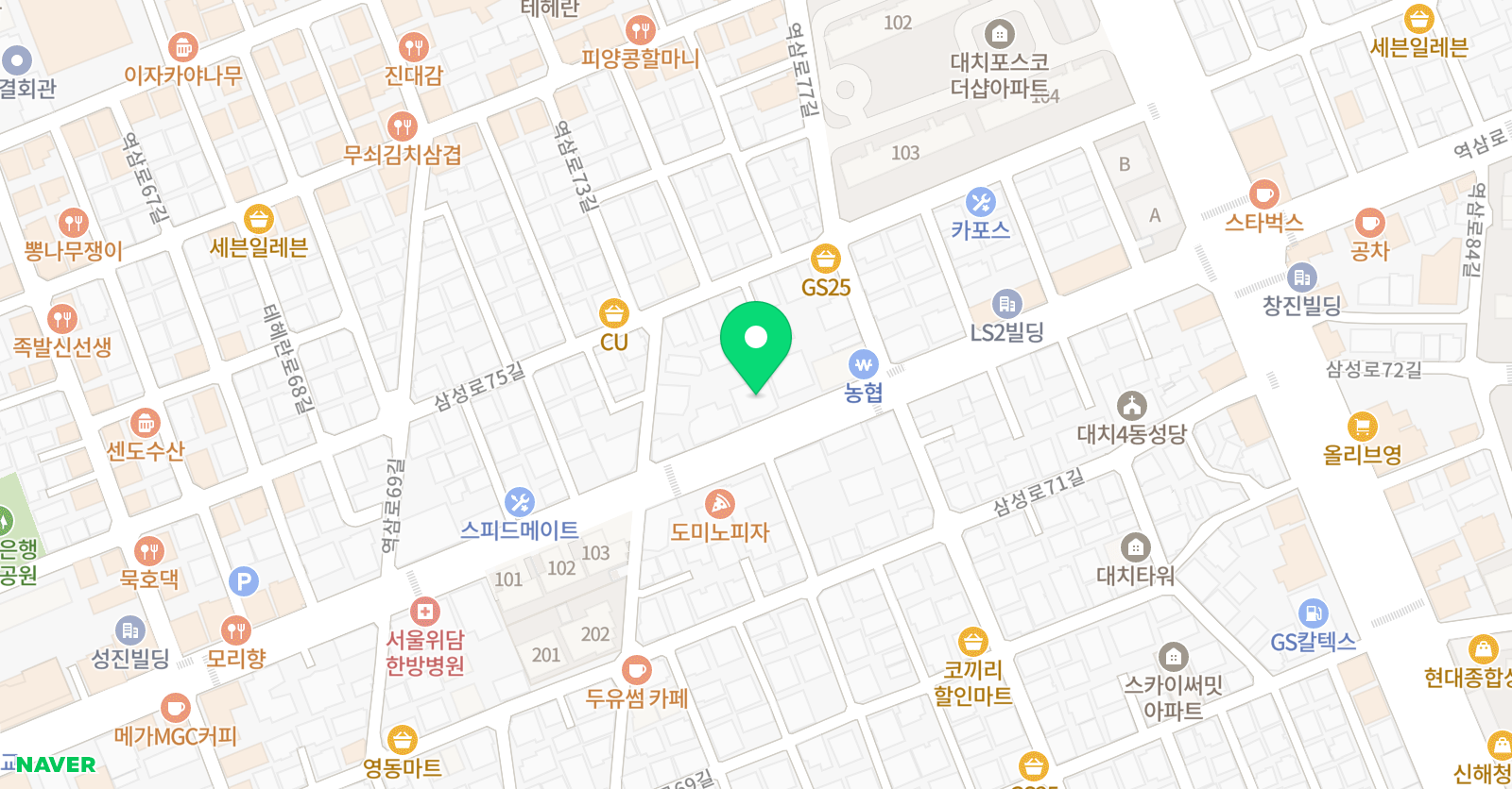 돌파 수학학원 초등관 위치