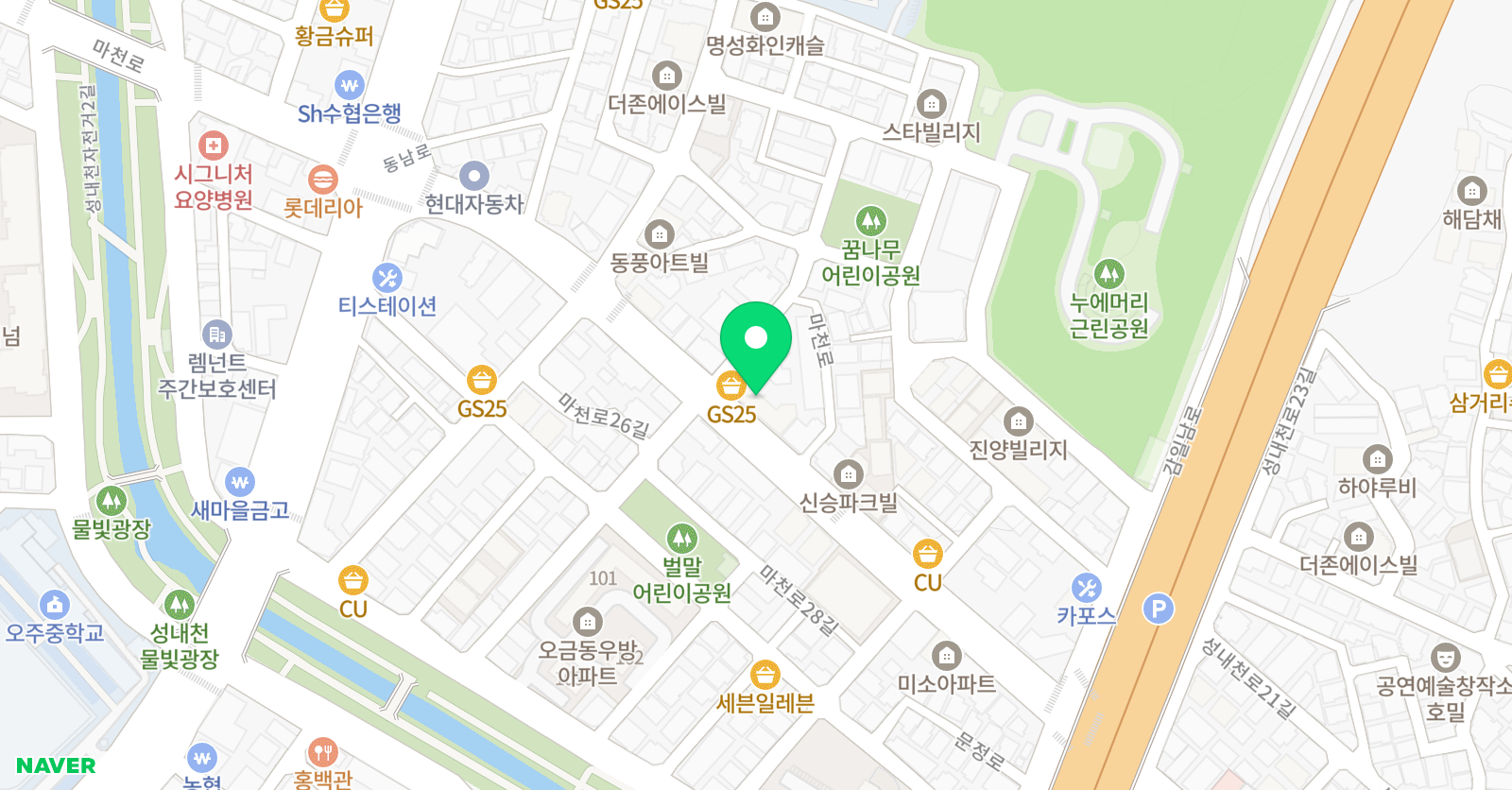 새소리 음악교습소 위치