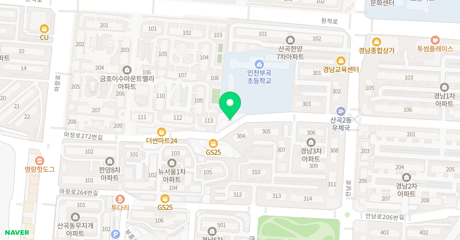 음사랑 음악학원 위치