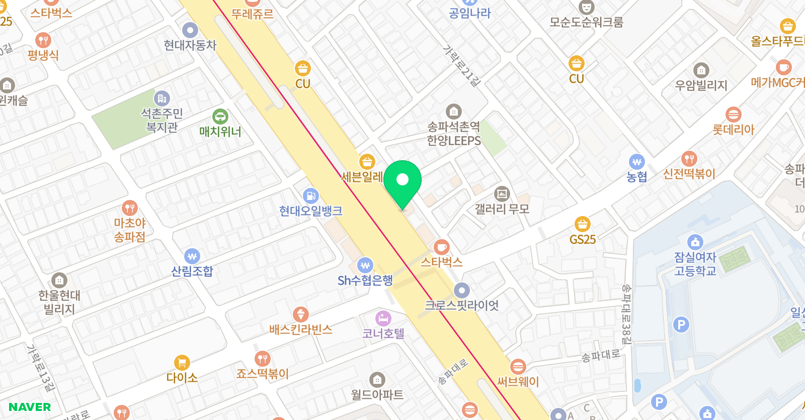 현액터스 연기학원 위치