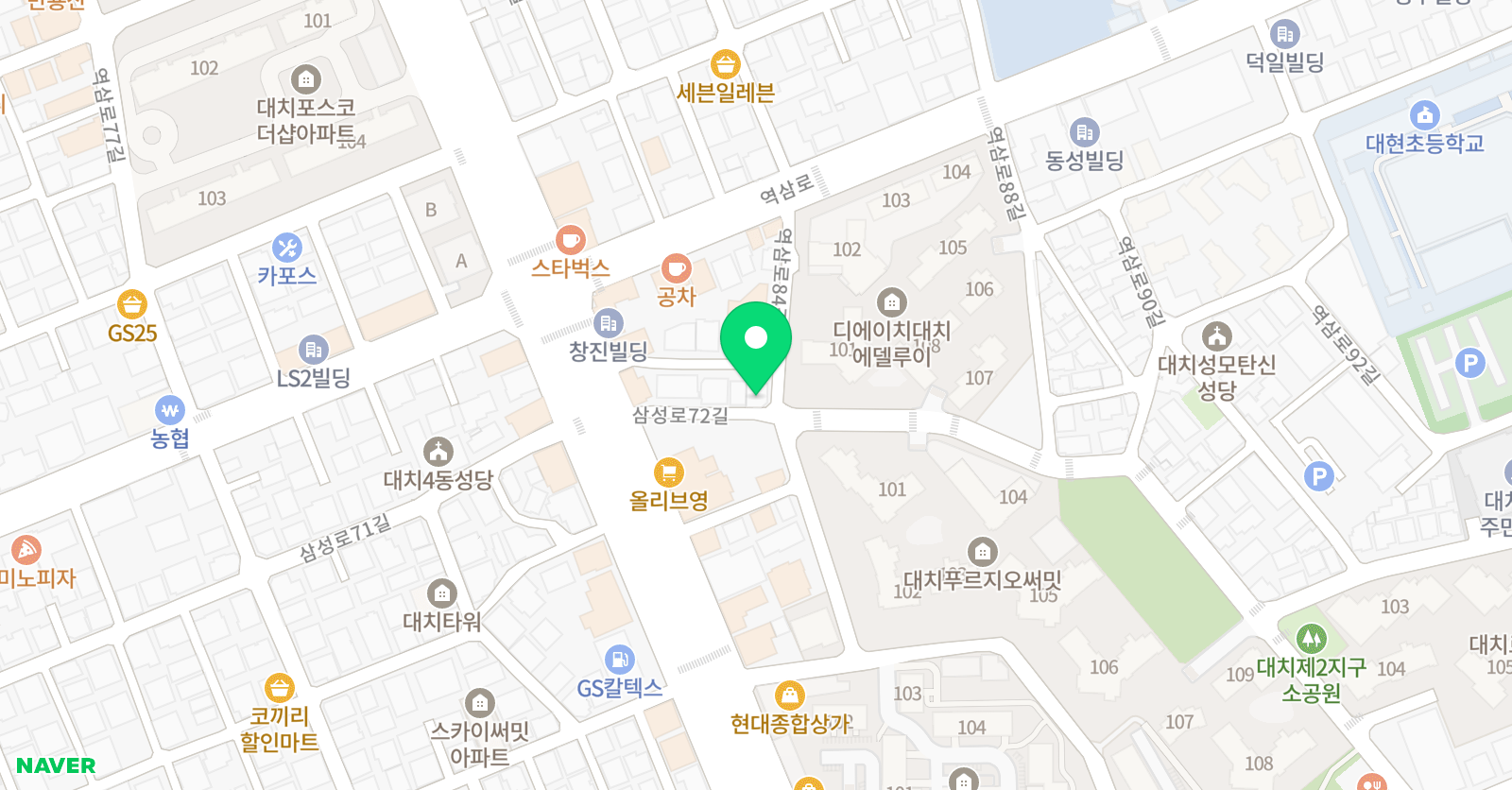 브레인밸리 학원 위치