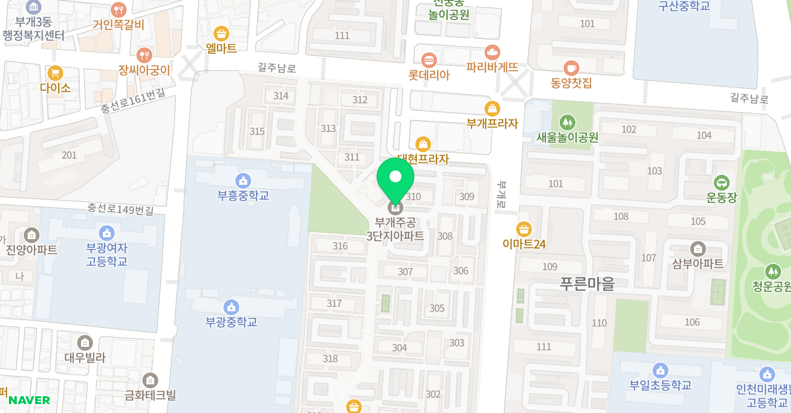 딱풀리는수학 부개3단지점 위치