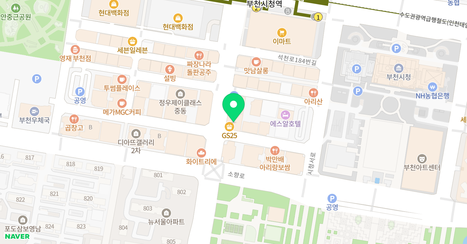 김민석마플 수학영어입시학원 위치