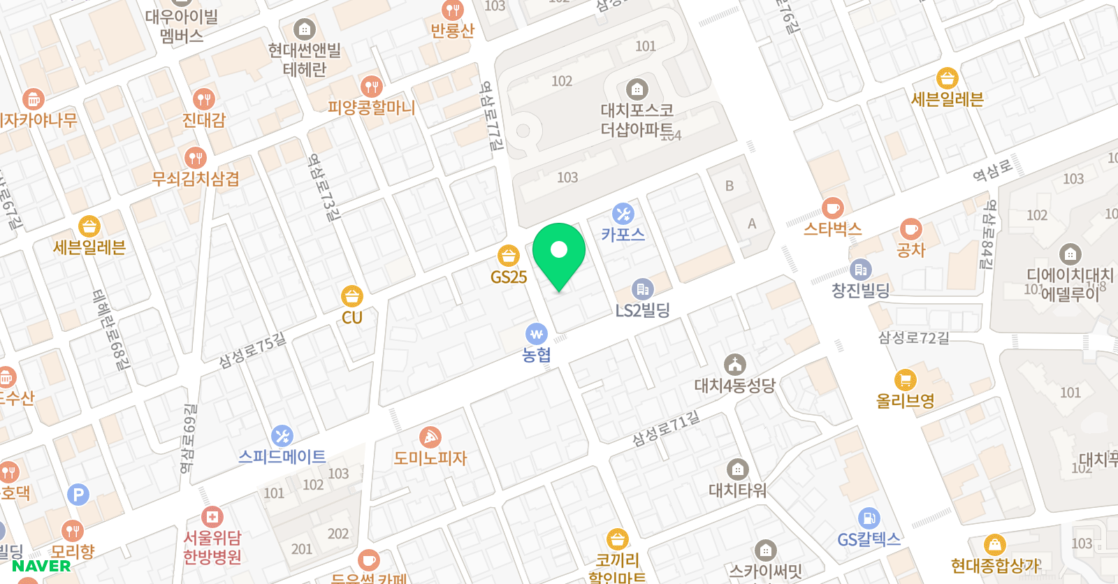 케이브이에듀 위치