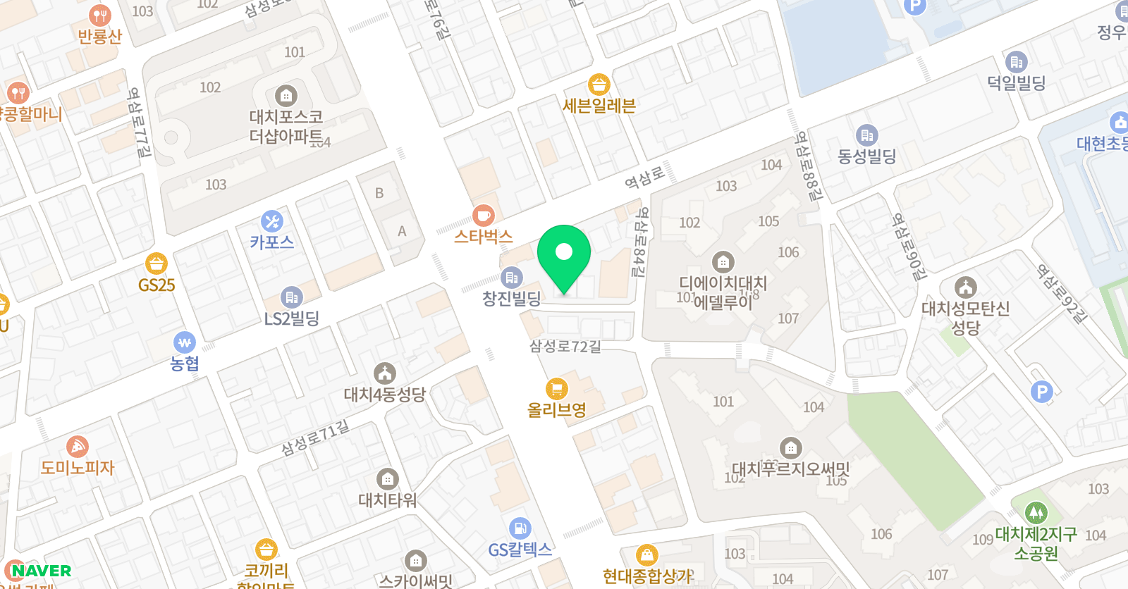 브레인밸리 초중등관 위치