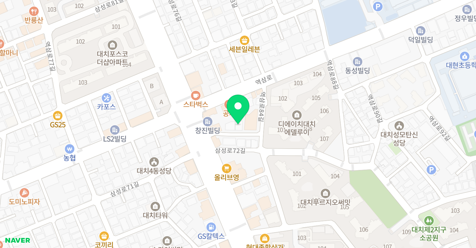 브레인밸리 학원 위치