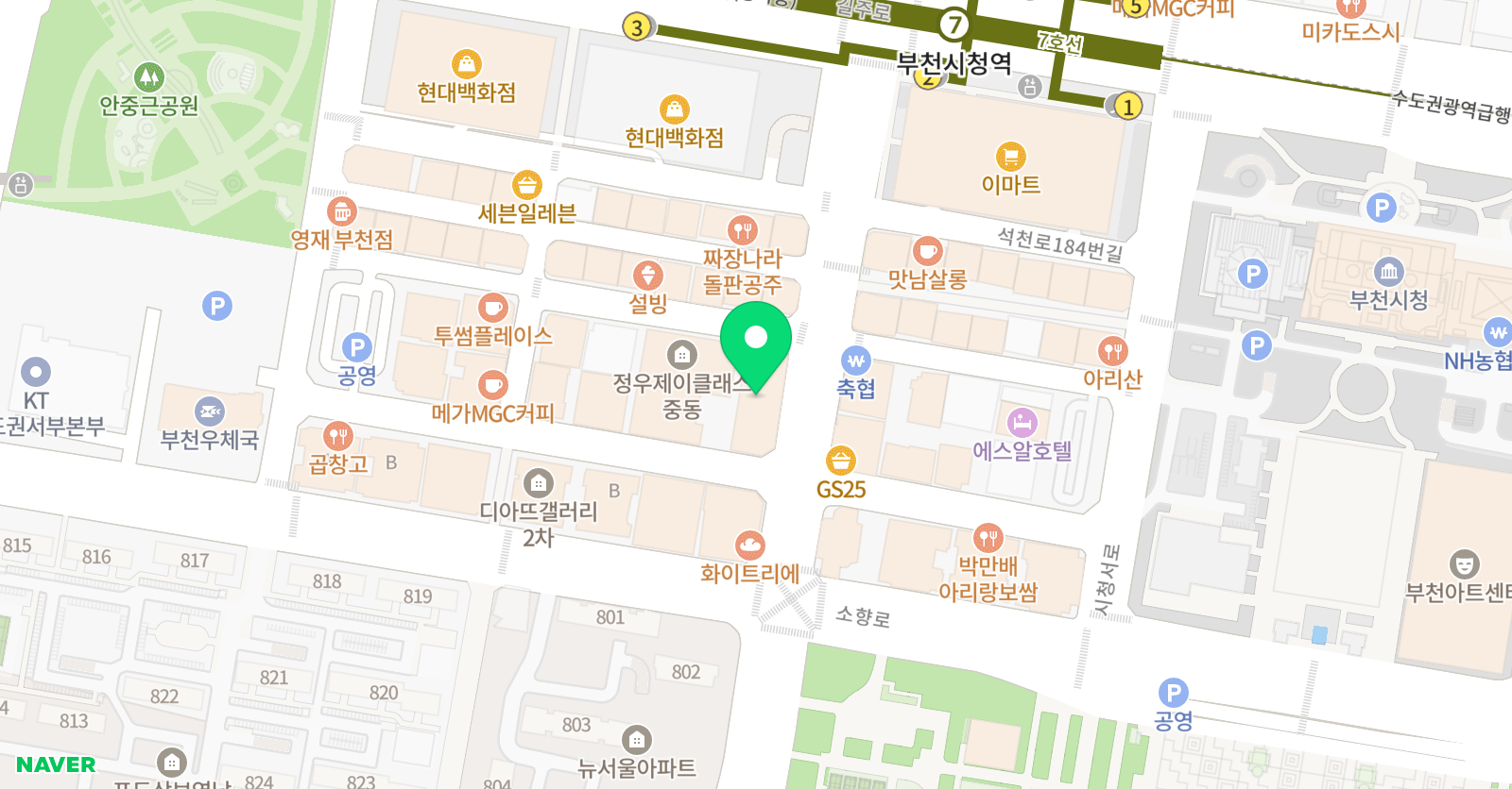 올마이티 댄스스튜디오 위치