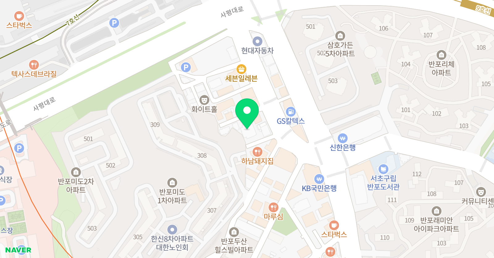 LSAEdu 원베일리 관 위치
