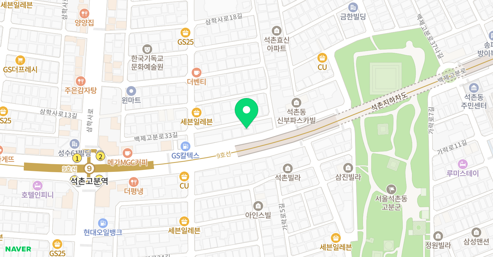 주사랑 FC 위치