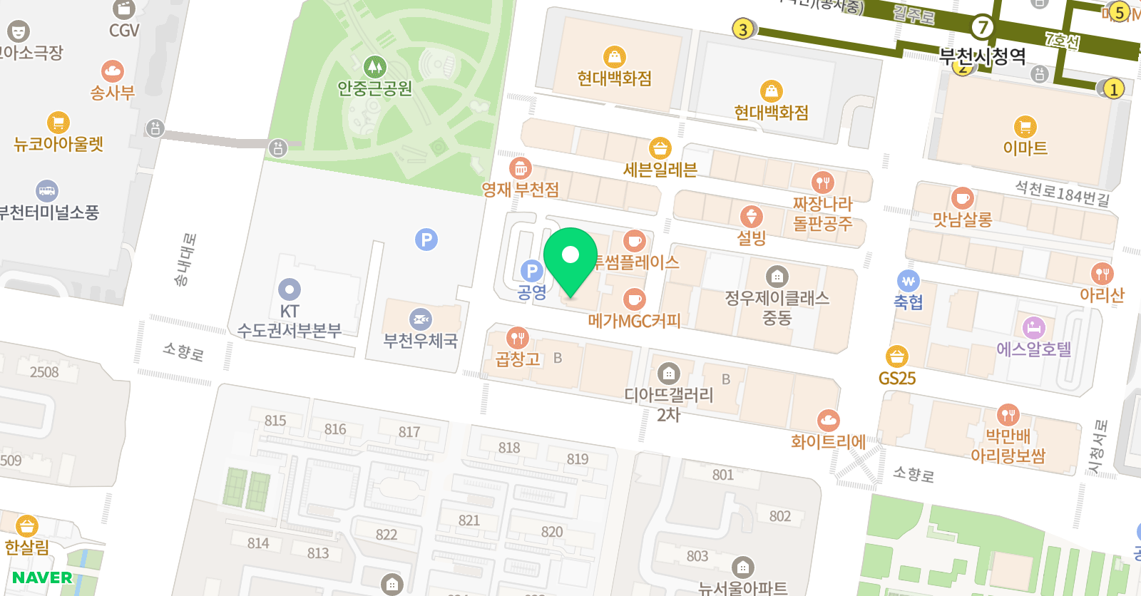 부천 YMCA 수영장 위치