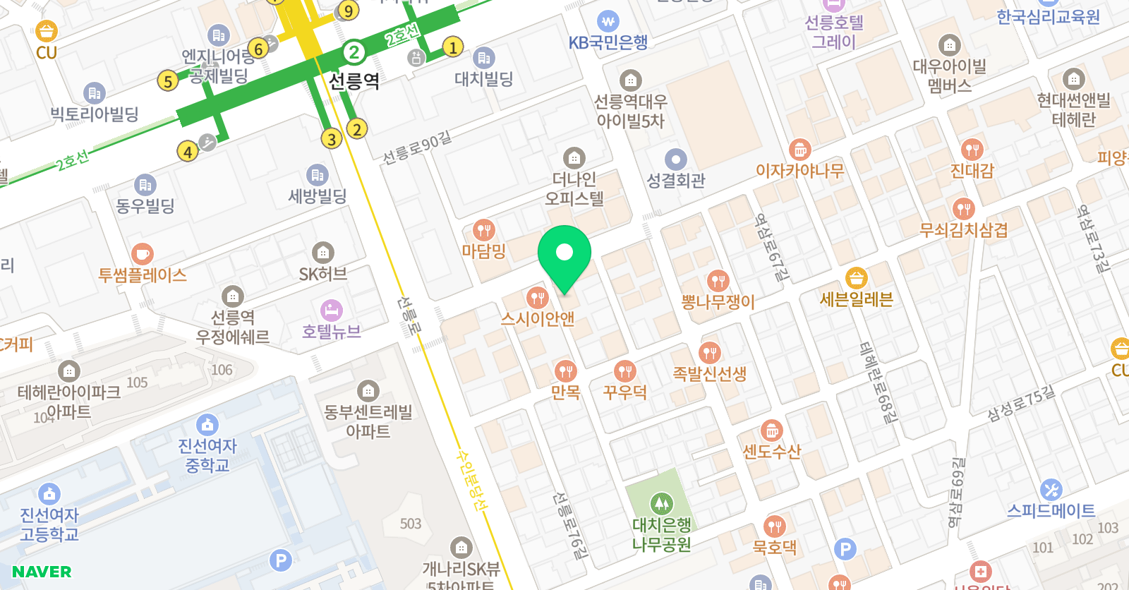 강남티움 미술학원 위치