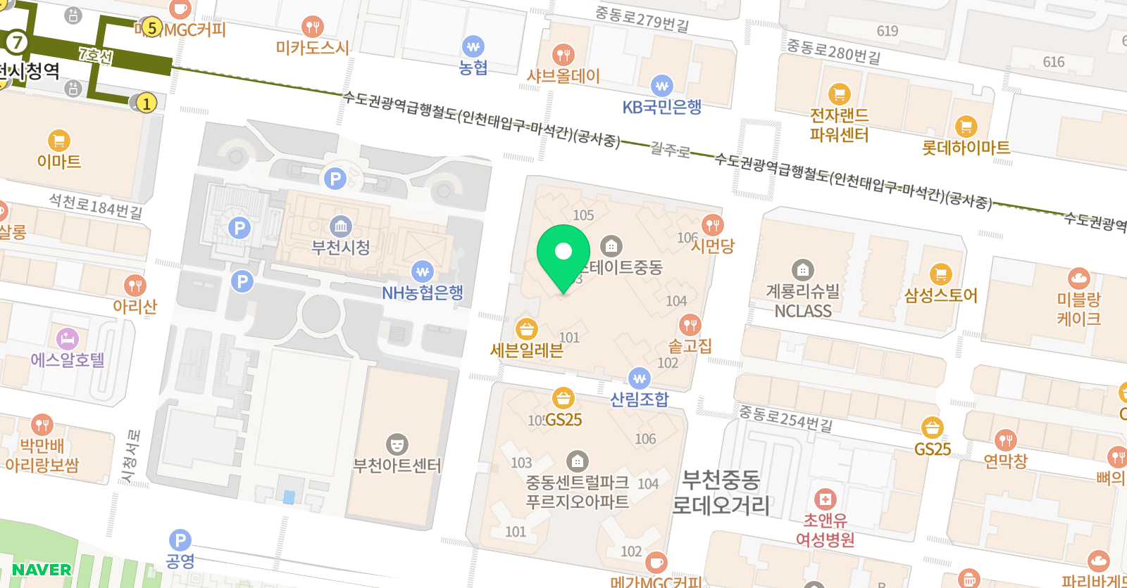 이화글로리 음악교습소 위치