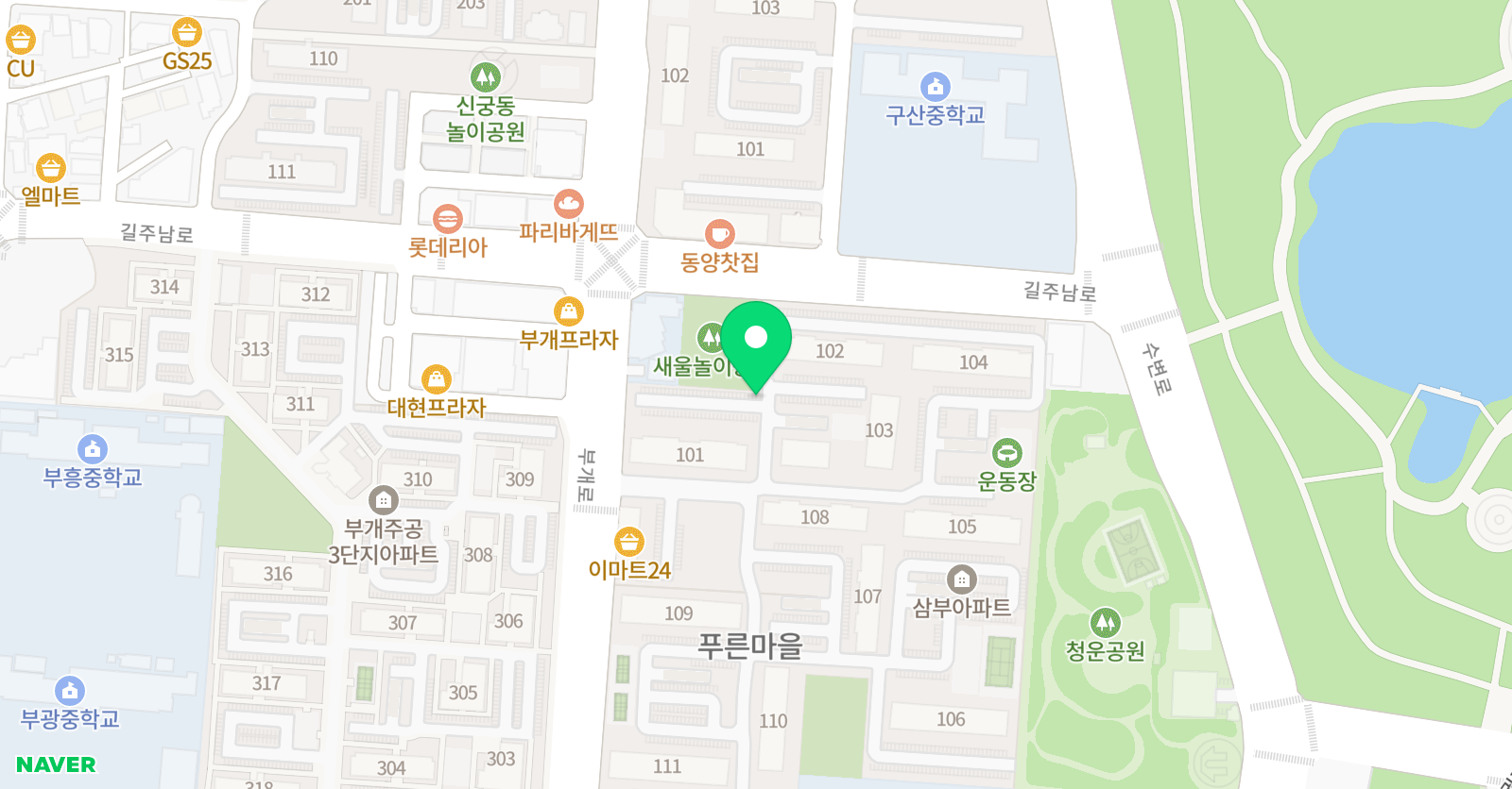 라온 음악미술 위치